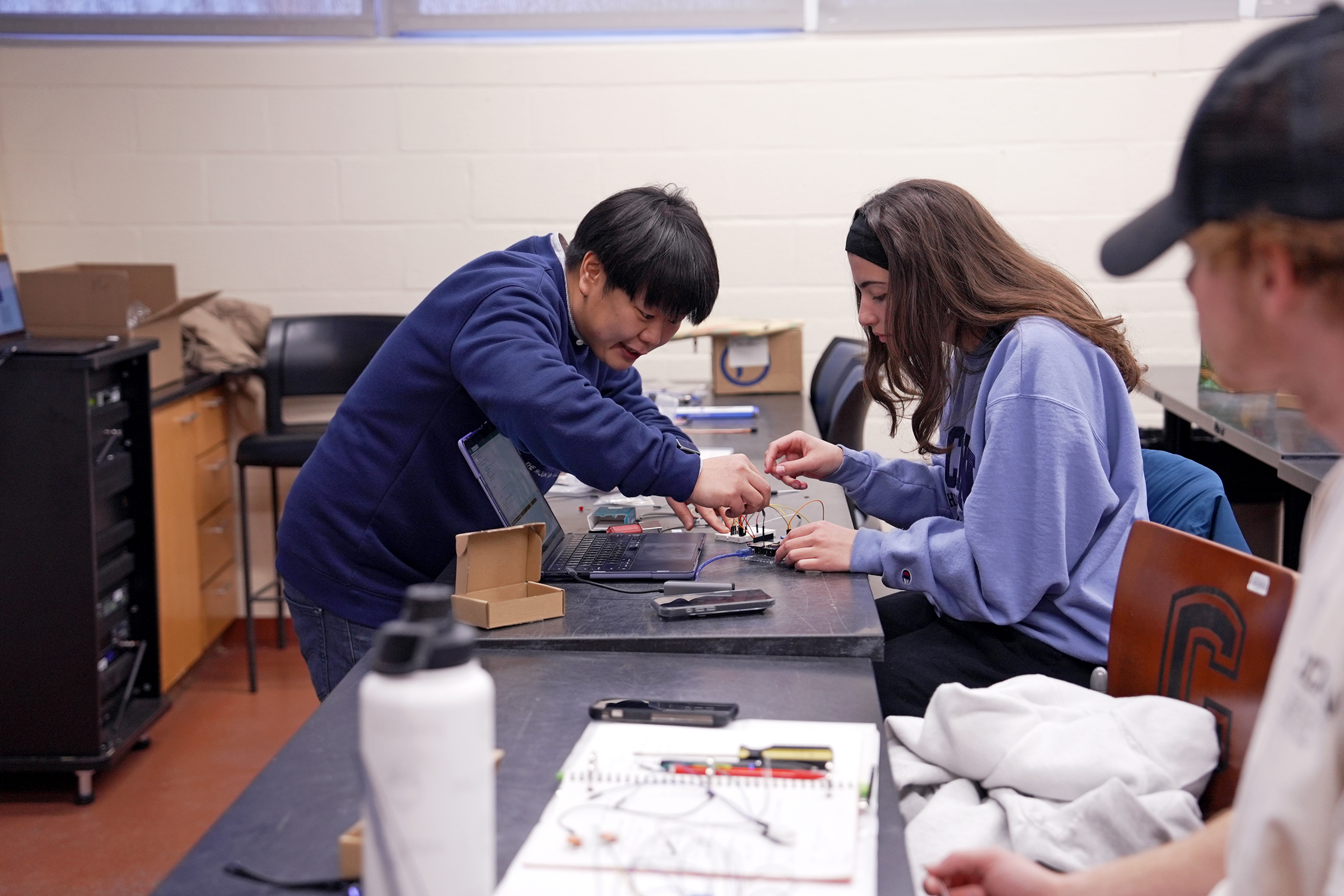 building a circuit in the lab