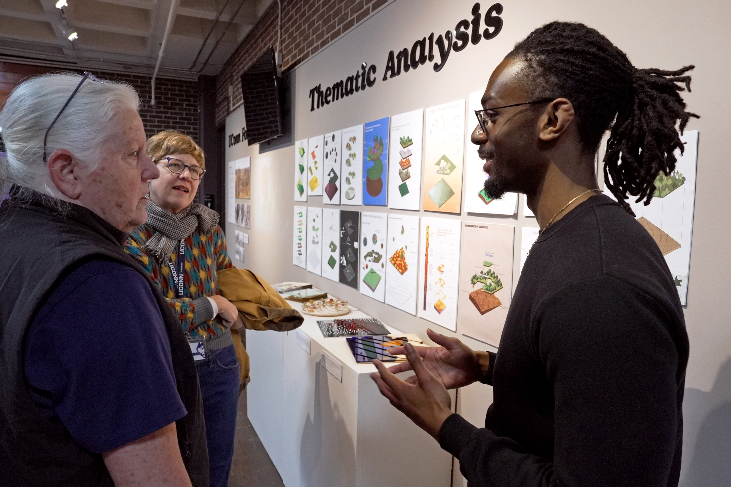 people mingling at a LA gallery event