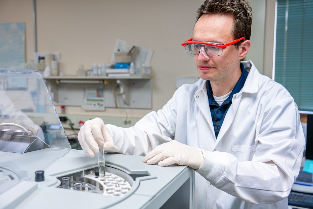 testing soil samples